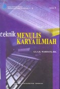 Teknik Menulis Karya Ilmiah