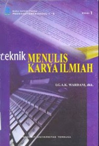 Teknik Menulis Karya Ilmiah